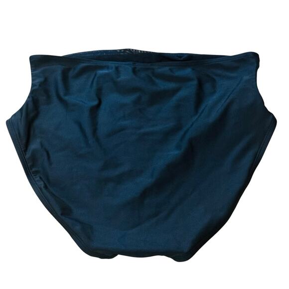 NWT Assets by Spank Swim Bikini Bottom Brief Jet Black Size XL - Picture 2 of 5